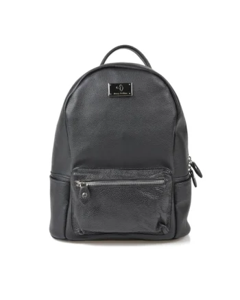 Rucsac dama piele -  3 mare - negru - 29 x 16 x 35 cm