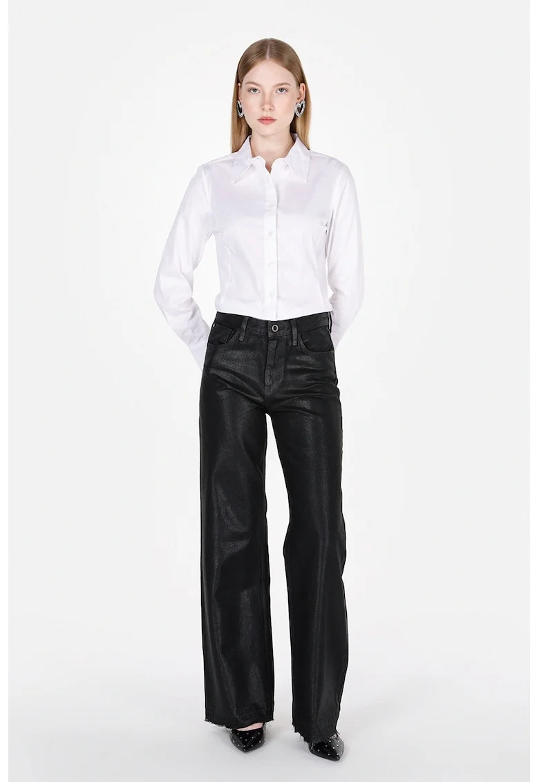 Camasa uni slim fit - Alb