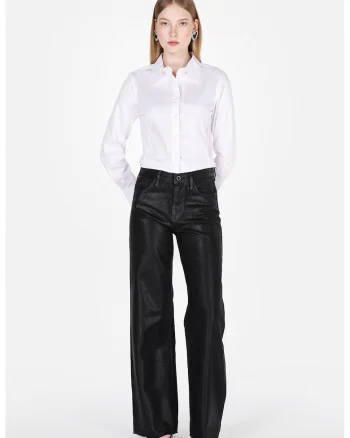 Camasa uni slim fit - Alb
