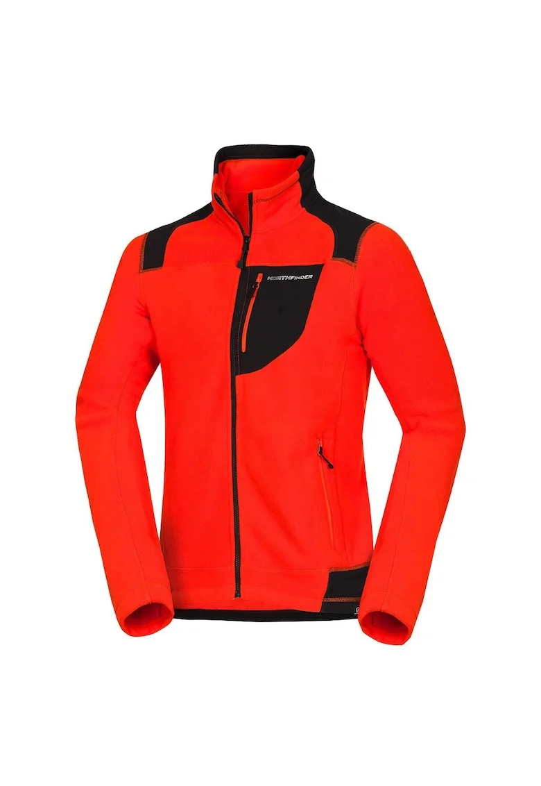 Bluza din fleece NorthPolar pentru barbati Bendik - Rosu