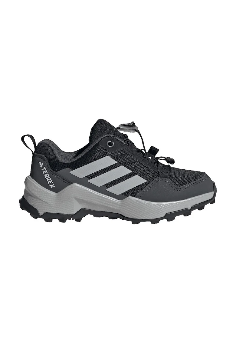 Pantofi Terrex Ax4s cu sireturi elastice pentru drumetie - Negru/Alb murdar/Gri inchis