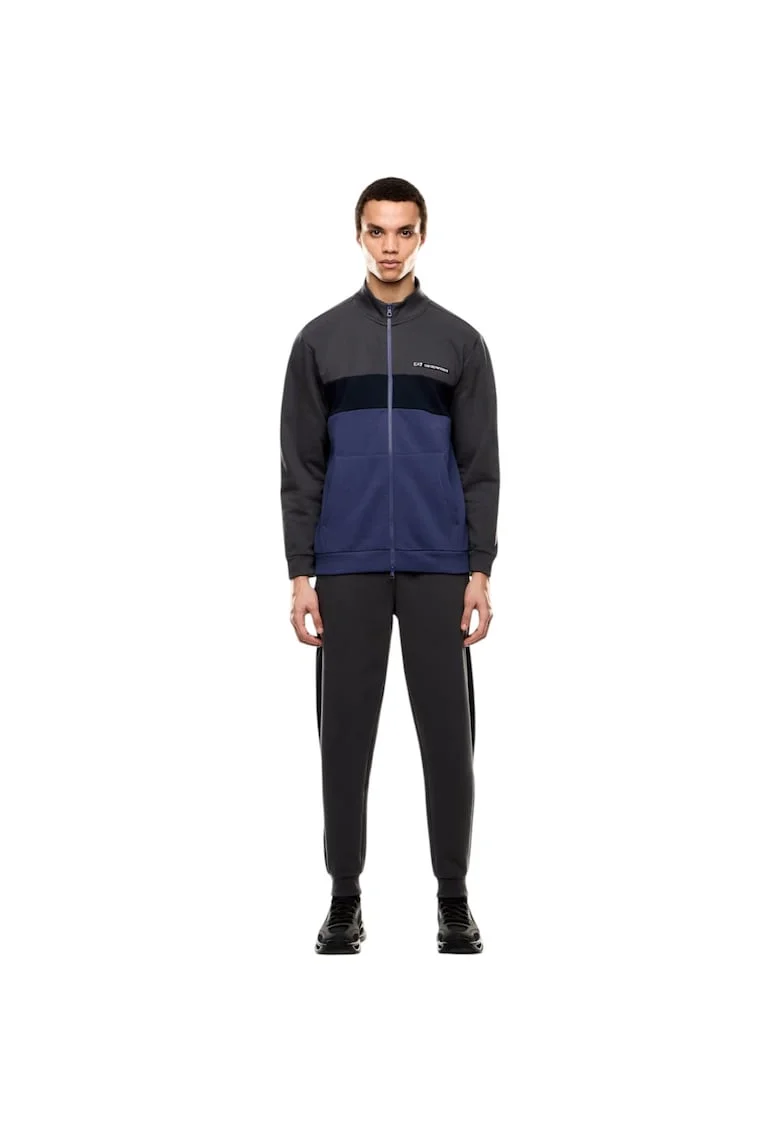 Trening  EA7 Train Athletic Color Block 49456 - Gri/Mov