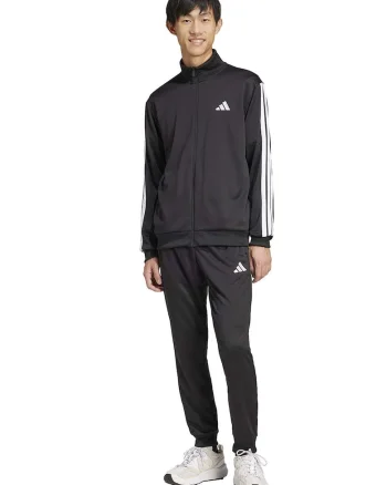 Trening slim fit cu logo - Negru/Alb optic