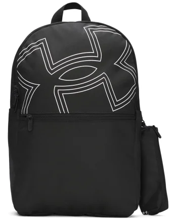 Rucsac cu imprimeu logo unisex Essential - Alb/Negru