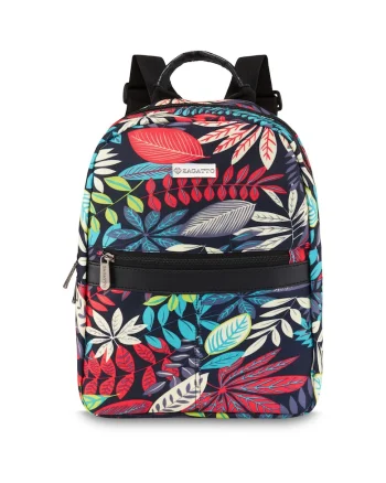 Rucsac dama - Imprimeu floral - 24x8x32 cm - ZG892