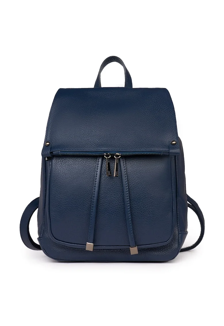 Rucsac piele naturala Jimmy maro - Bleumarin