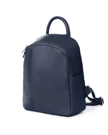 Rucsac din piele naturala Angelo - Bleumarin