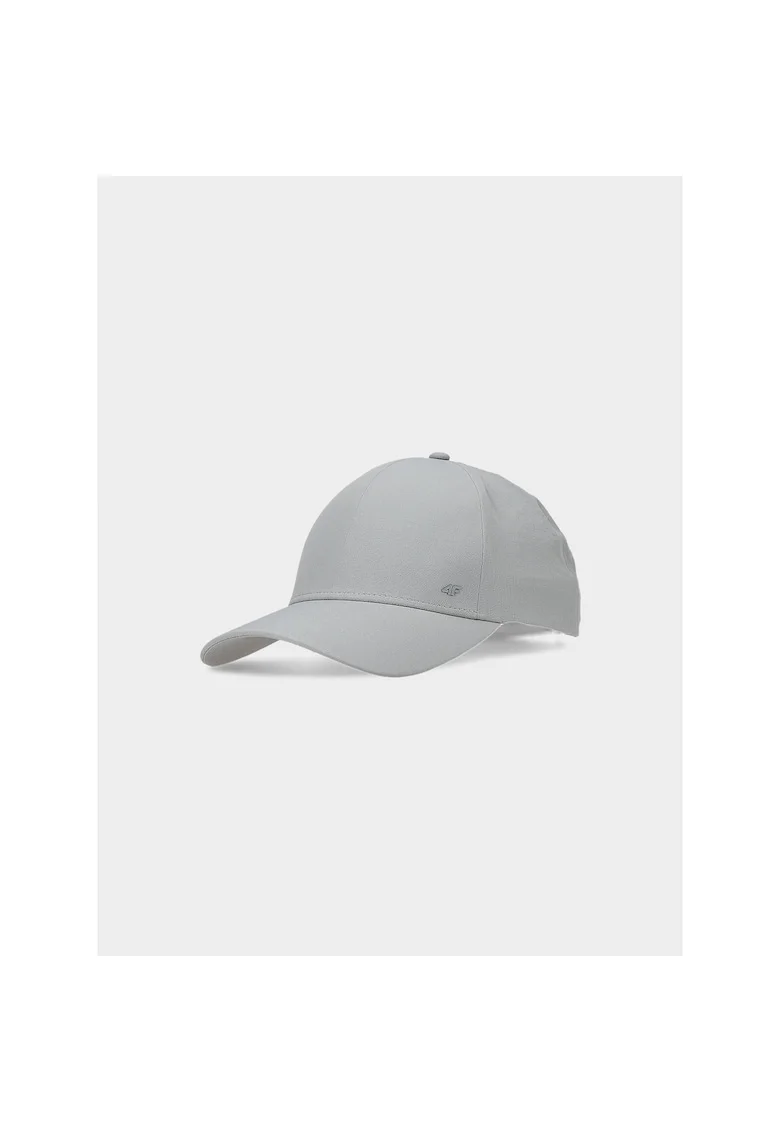Sapca unisex  S/M - gri - material sintetic - 6 panouri