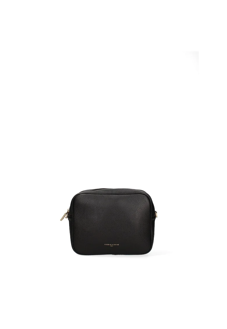 Geanta crossbody din piele cu model uni