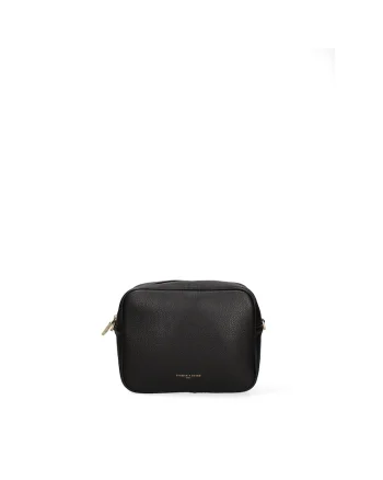 Geanta crossbody din piele cu model uni