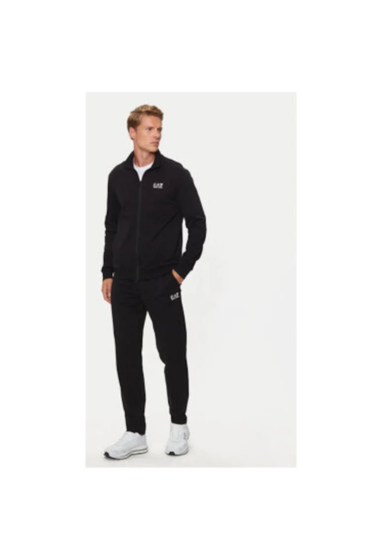 Trening barbati  Emporio Armani - 8NPV61 PJVRZ - Bumbac - Negru - Negru
