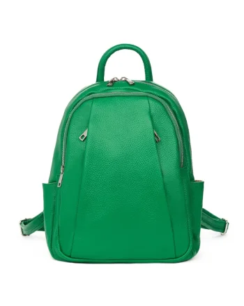 Rucsac din piele naturala Thomas - Verde