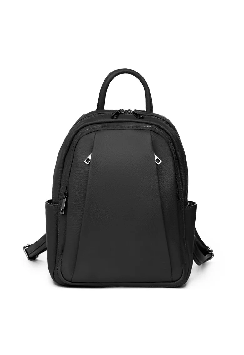 Rucsac din piele naturala Thomas - Negru