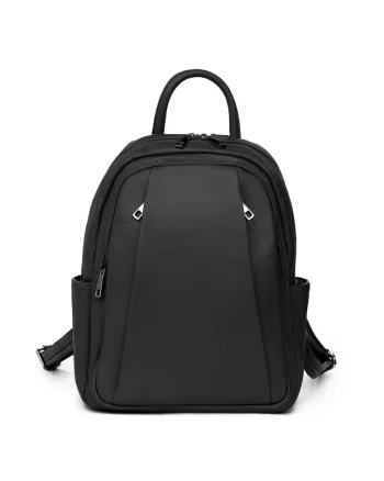 Rucsac din piele naturala Thomas - Negru