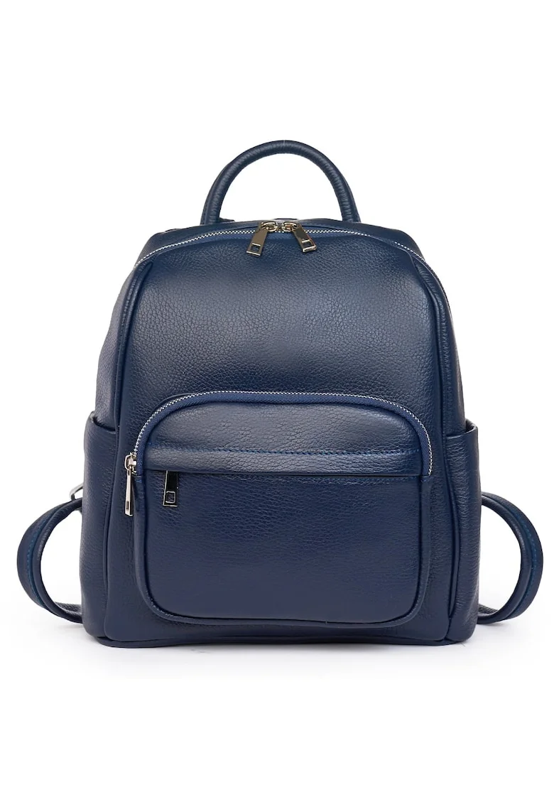 Rucsac din piele naturala Vicenzo bleumarin