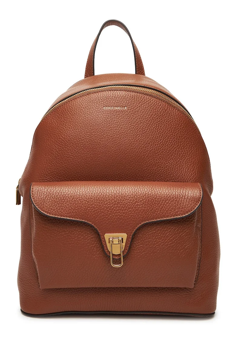 Rucsac fashion dama -  maro - din piele naturala - universal