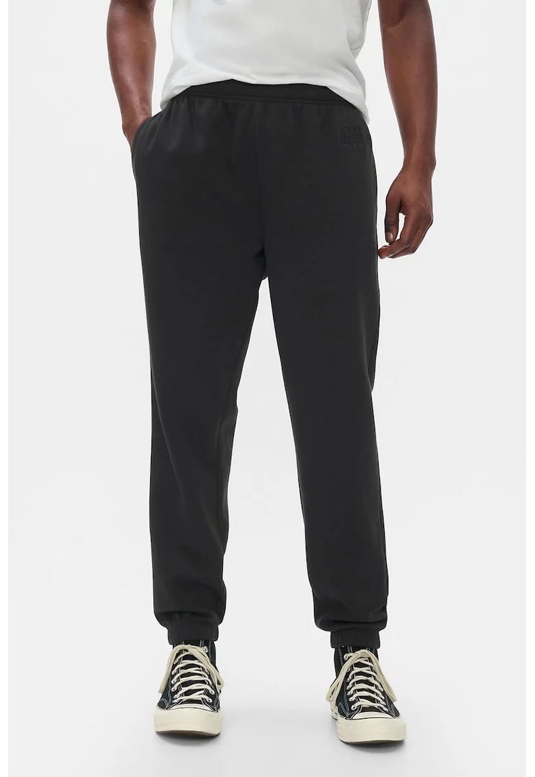 Pantaloni de trening cu buzunare - Gri inchis
