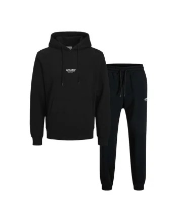 Trening JACK &JONES Soho Sweat Hood Set Mp 48919 - Negru
