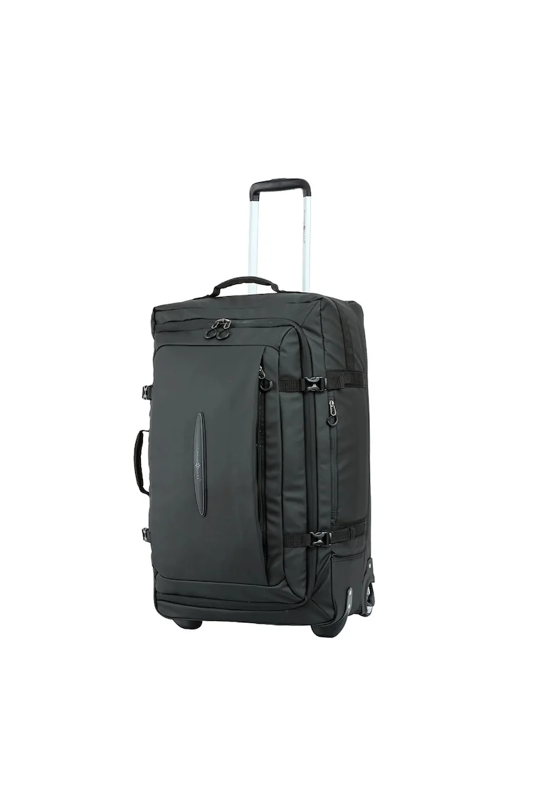 Troler mare  SW42503 - 72x40x30 cm - bagaj de cala - 78L - 2 roti - poliester impermeabil - negru