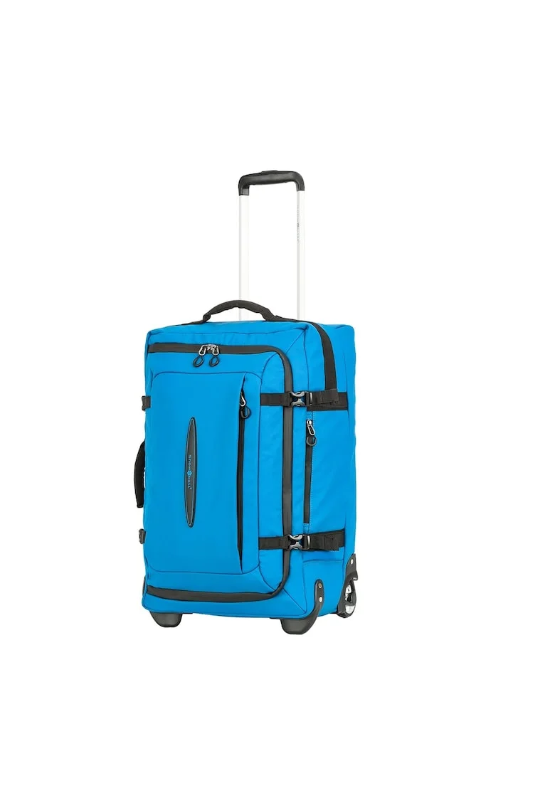 Troler mediu  SW42503 - 62x38x27 cm - bagaj de cala - 57L - 2 roti - poliester impermeabil - albastru