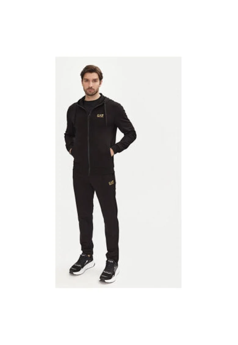 Trening barbati  Emporio Armani - 8NPV62 PJVRZ - Bumbac - Negru - Negru