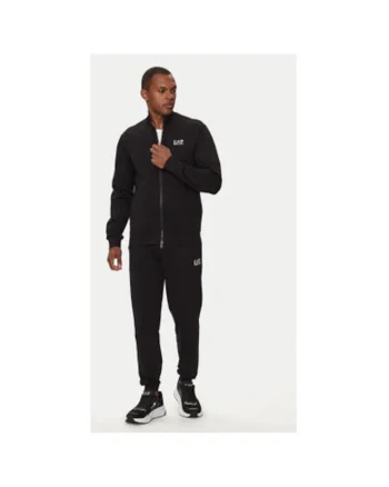 Trening barbati  Emporio Armani - 8NPV60 PJVRZ - Bumbac - Negru - Negru
