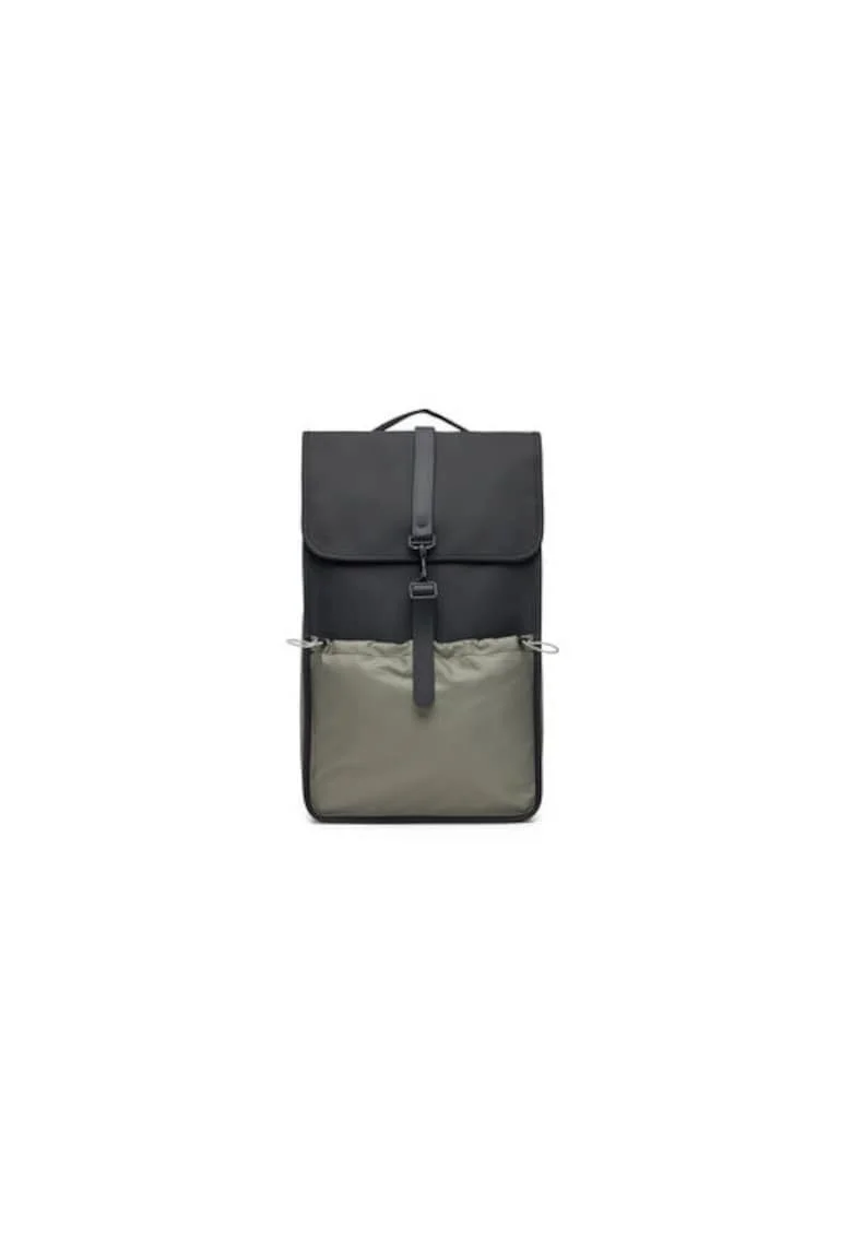 Ghiozdan barbati  13590 - Piele ecologica - One-Size INTL - Negru