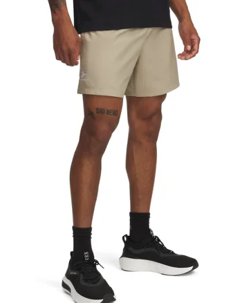 Pantaloni scurti cu snur - pentru fitness Icon - Alb/Maro nisip