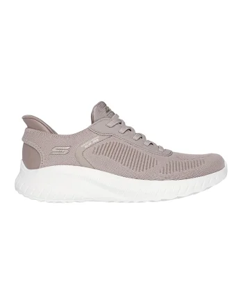 Pantofi sport Slip-ins™ BOBS din material textil - Maro taupe