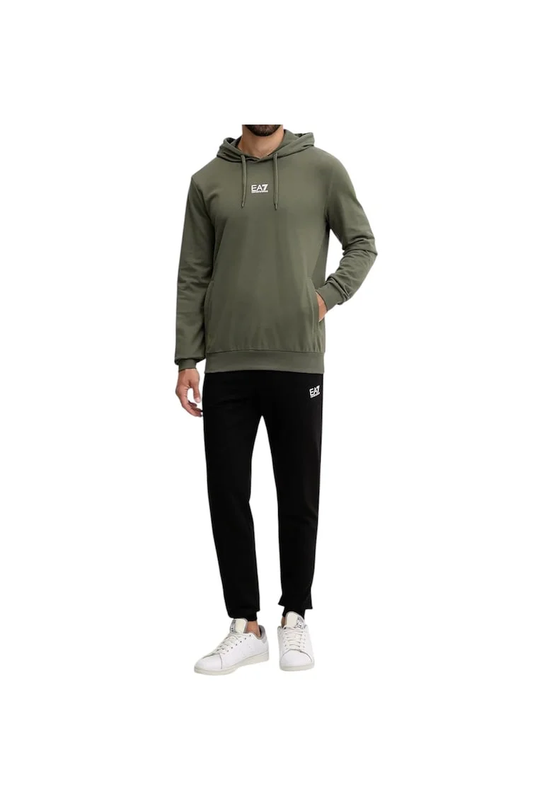 Trening  EA7 Train Core Id PO Hood 47899 - Negru/Kaki