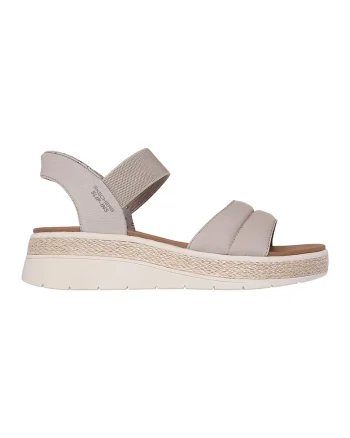 Sandale cu talpa wedge Slip-Ins™ Bobs Sun Ray - Maro taupe deschis