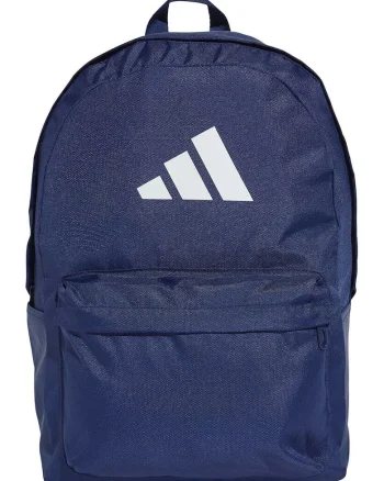Rucsac din material textil Classic Bars - 27.5 L - Alb/Albastru inchis