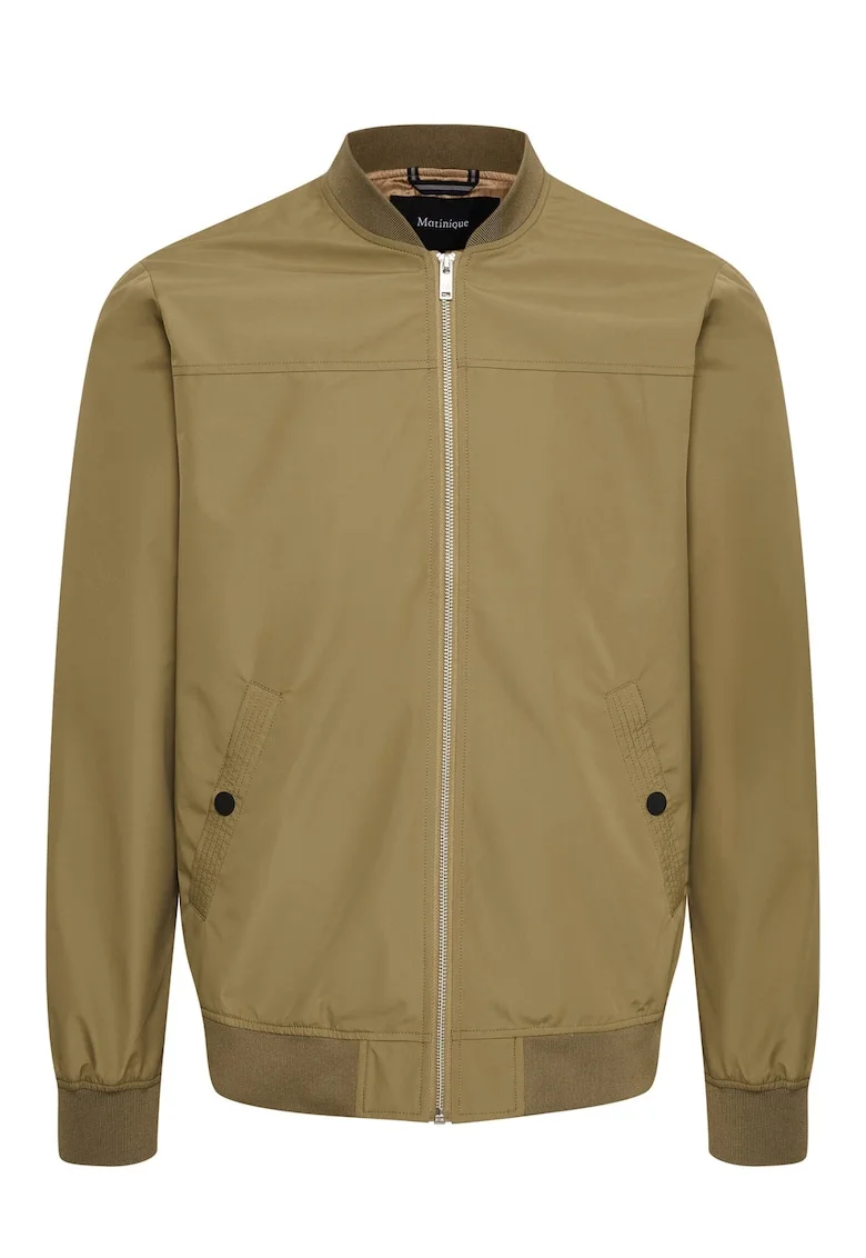 Jacheta bomber barbati -  301537816 - Poliester - Kaki - Kaki