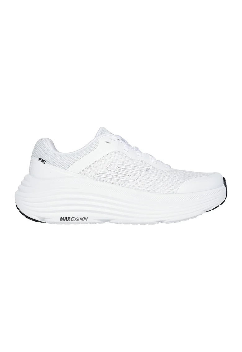 Pantofi sport de plasa cu brant moale - pentru alergare Max - Alb optic