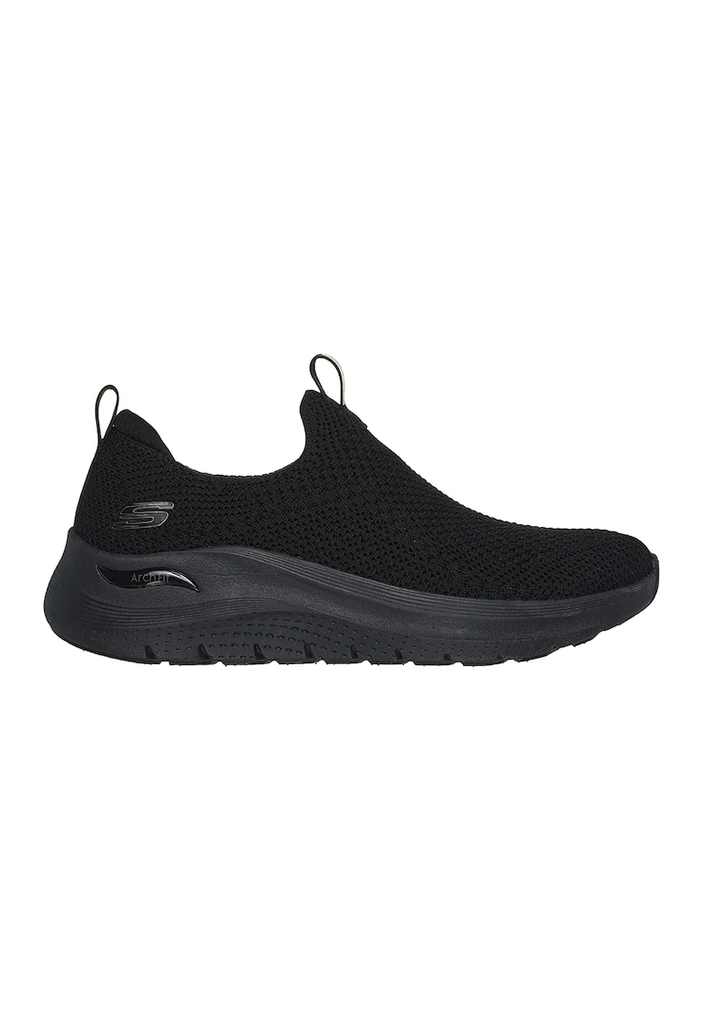 Pantofi slip-on de plasa - Negru