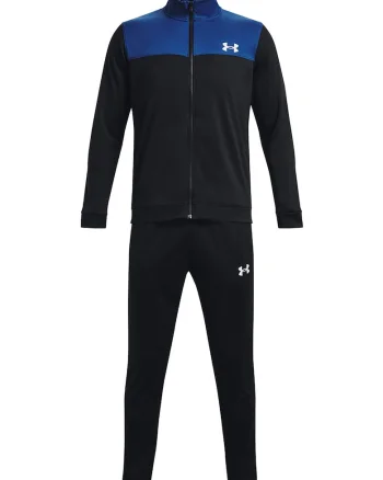 Trening elastic cu segment contrastant - pentru fitness Emea - Negru/Albastru royal
