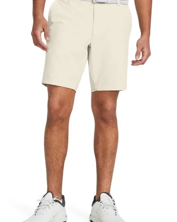 Pantaloni scurti conici pentru golf Drive - Alb fildes