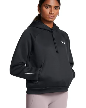 Hanorac din fleece pentru fitness Armour Pro - Alb/Negru