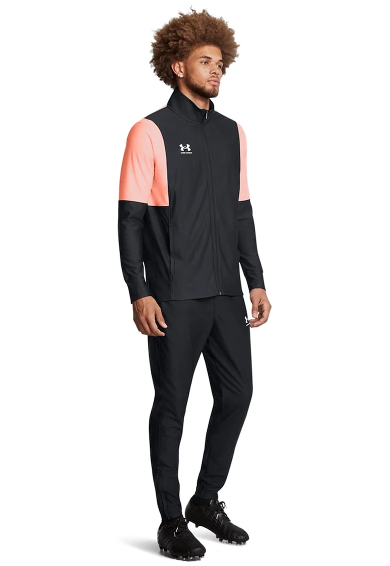 Trening cu logo pentru fotbal Challenger - Negru/Coral