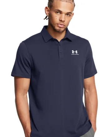 Tricou polo cu detaliu logo - pentru fitness - Bleumarin