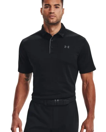 Tricou polo pentru golf Tech™ - Negru