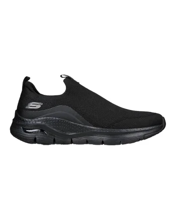 Pantofi sport slip-on cu logo Arch Fit - Negru