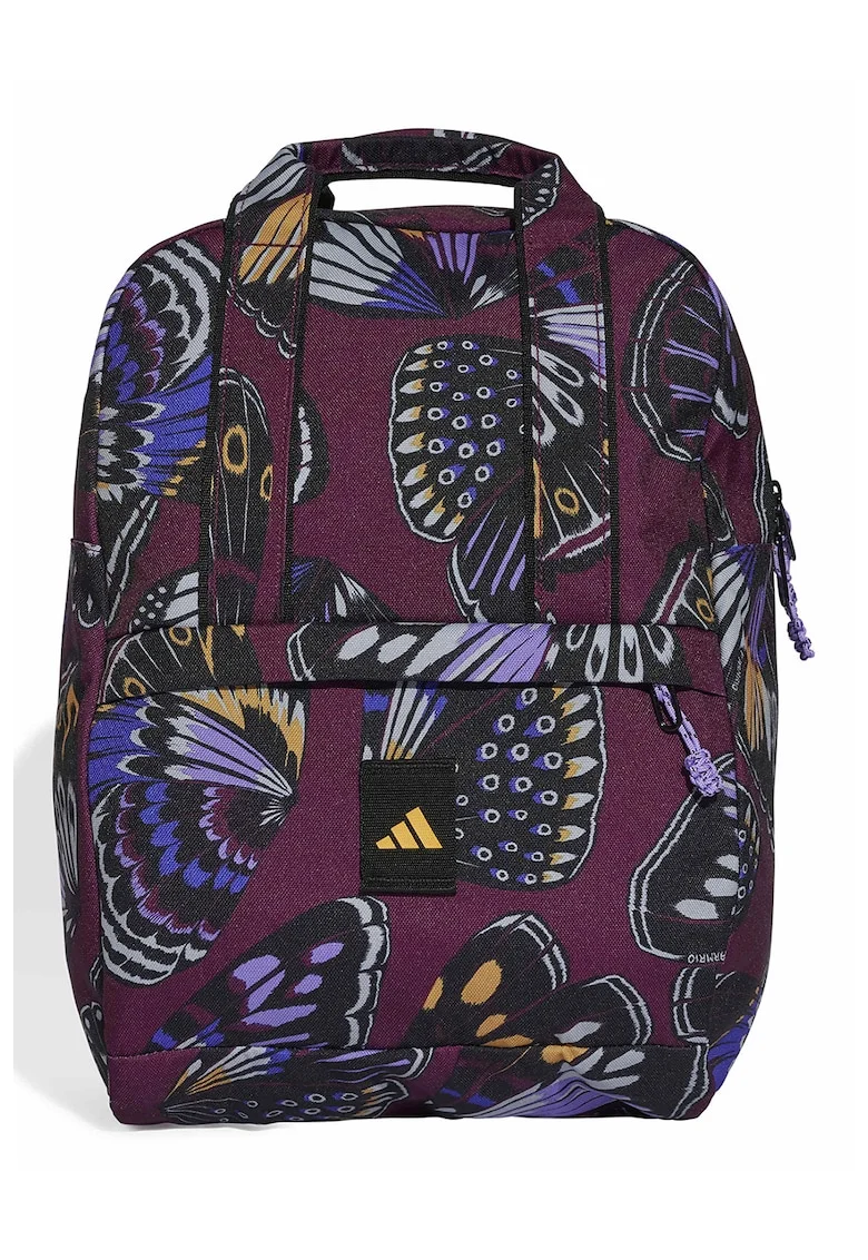 Rucsac cu model grafic - Visiniu/Negru