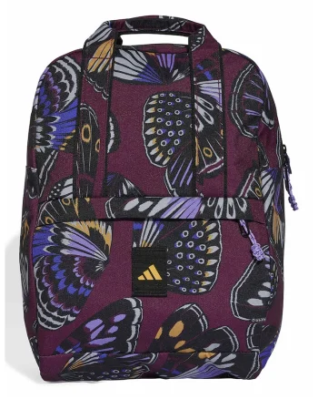 Rucsac cu model grafic - Visiniu/Negru