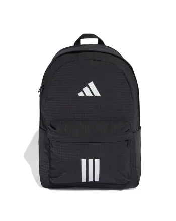 Rucsac unisex ESS 3-Stripes - Alb/Negru