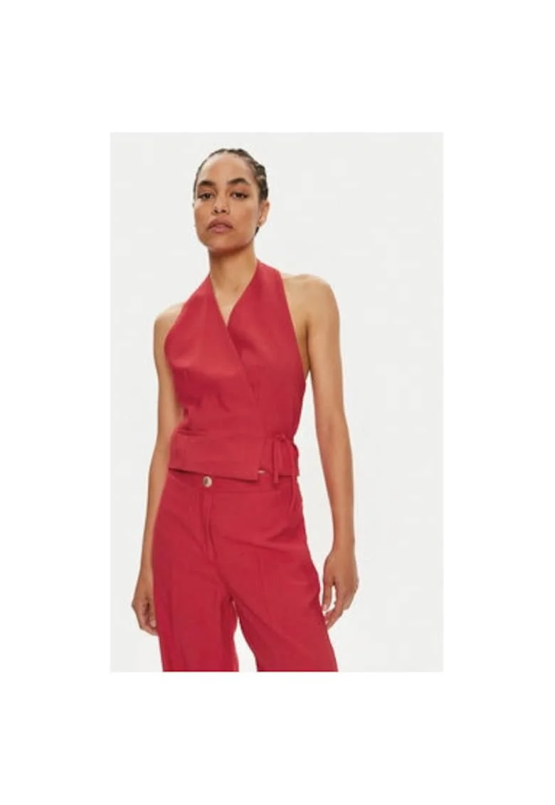 Vesta dama -  304554438 - Viscoza - Negru - Negru