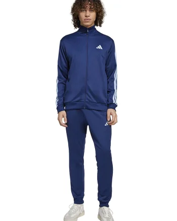 Trening slim fit cu logo - Albastru inchis
