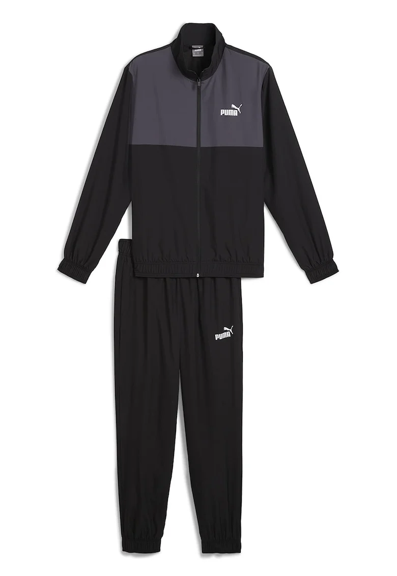 Trening cu model colorblock - Alb/Negru/Violet prafuit