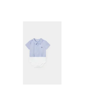 Body baieti -  303995072 - Bumbac - Albastru - Albastru