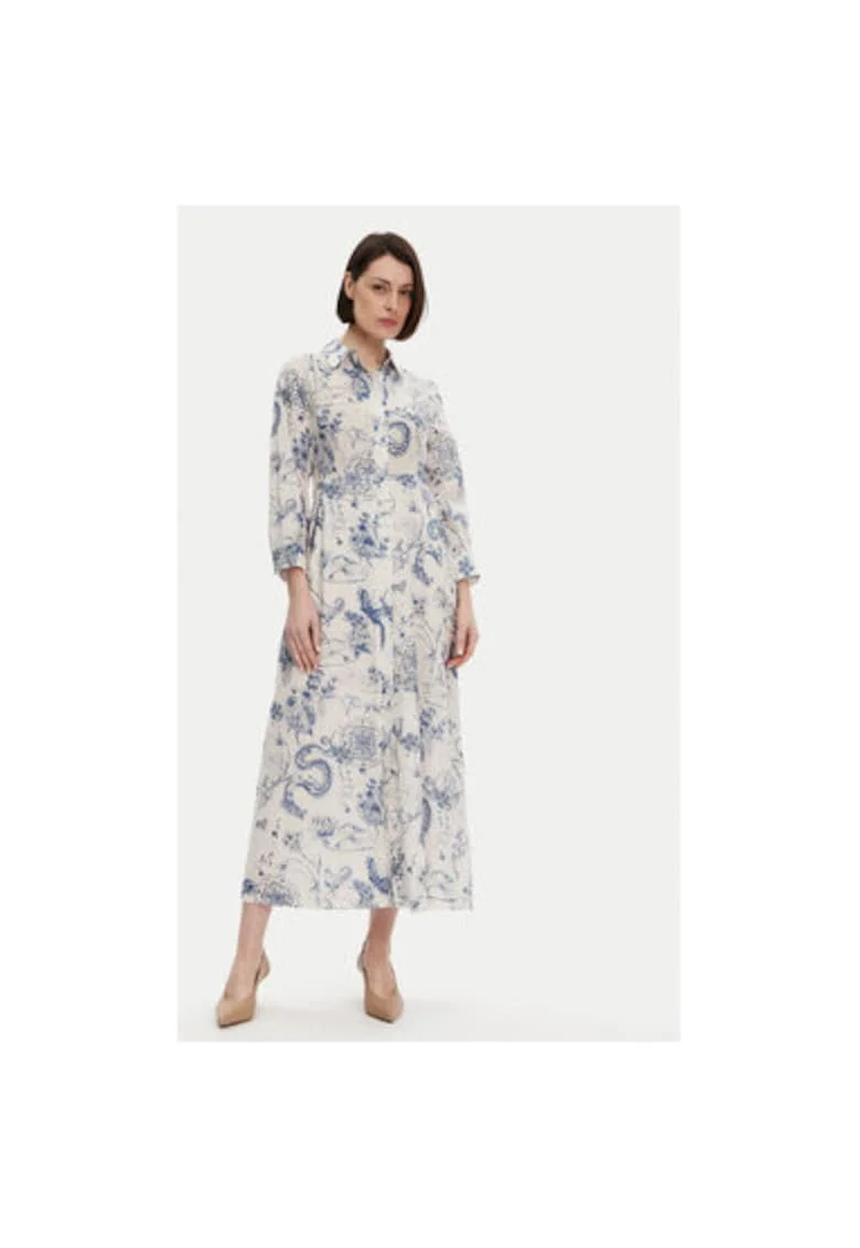 Rochie dama -  305170736 - Bumbac - Alb - Alb